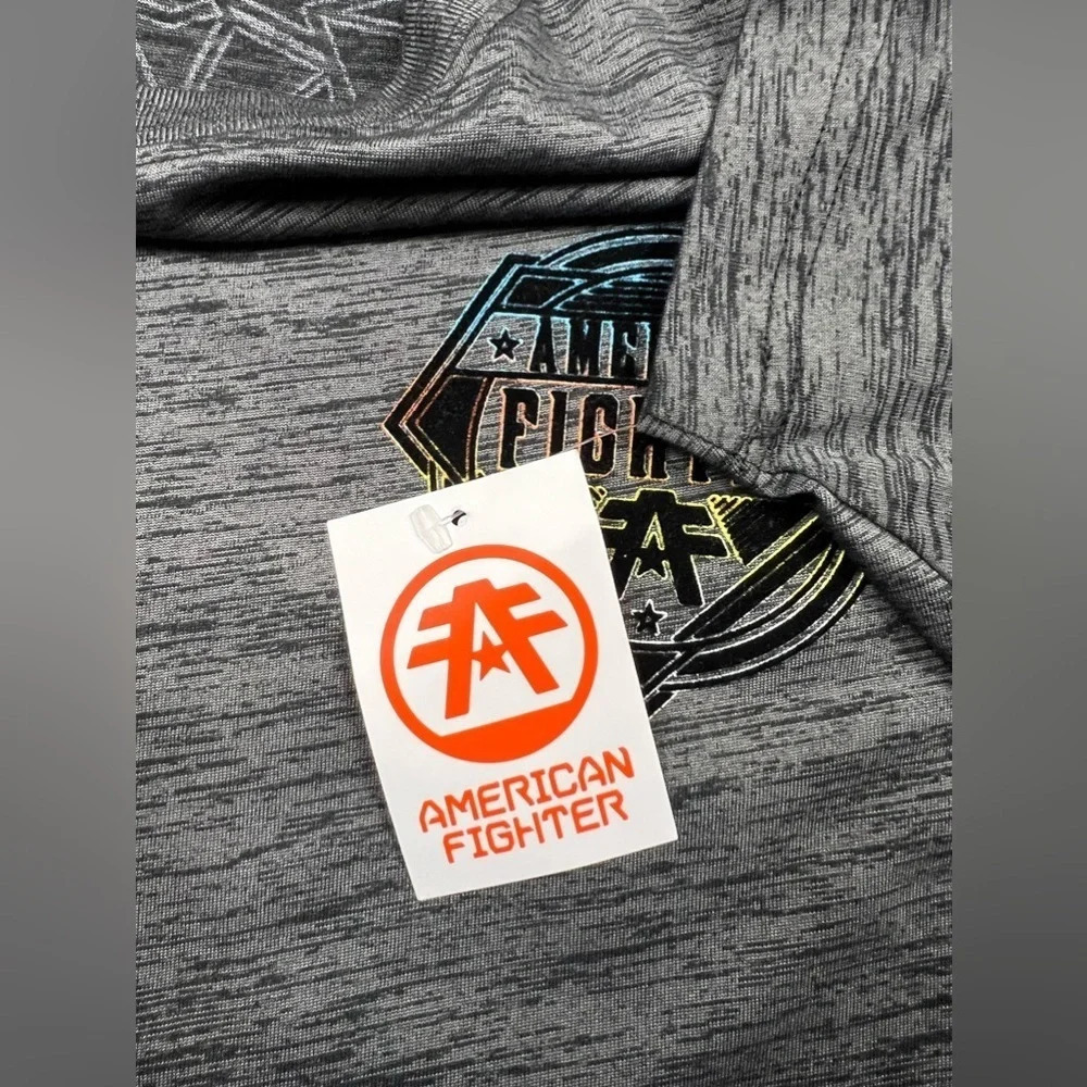 AMERICAN FIGHTER Mens T-Shirt Goodridge TEE Athletic Biker Size 4XL - Picture 6 of 7